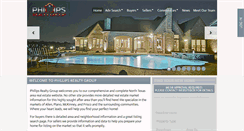 Desktop Screenshot of phillipsrealtygroup.com